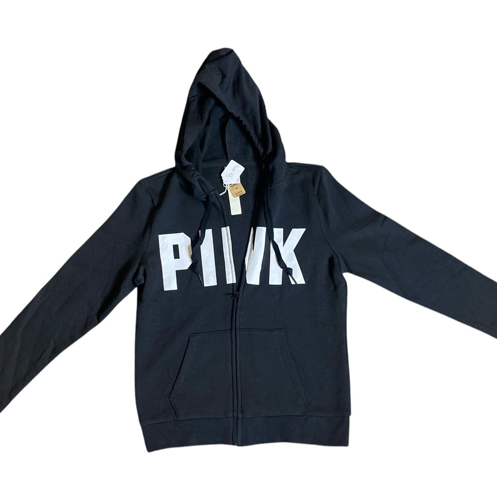 PINK Victoria's Secret Hoodie - Black-Small